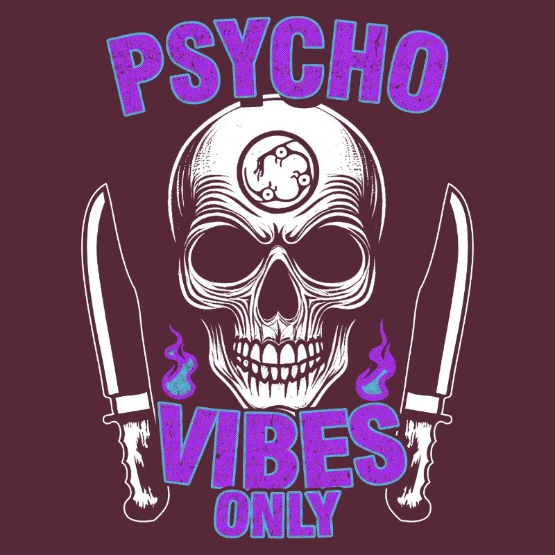 Psycho Vibes Schädel