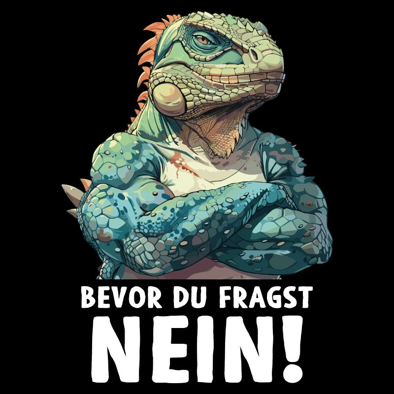 Reptiles Iguane Vert Avant Que Vous Ne Demandiez Non