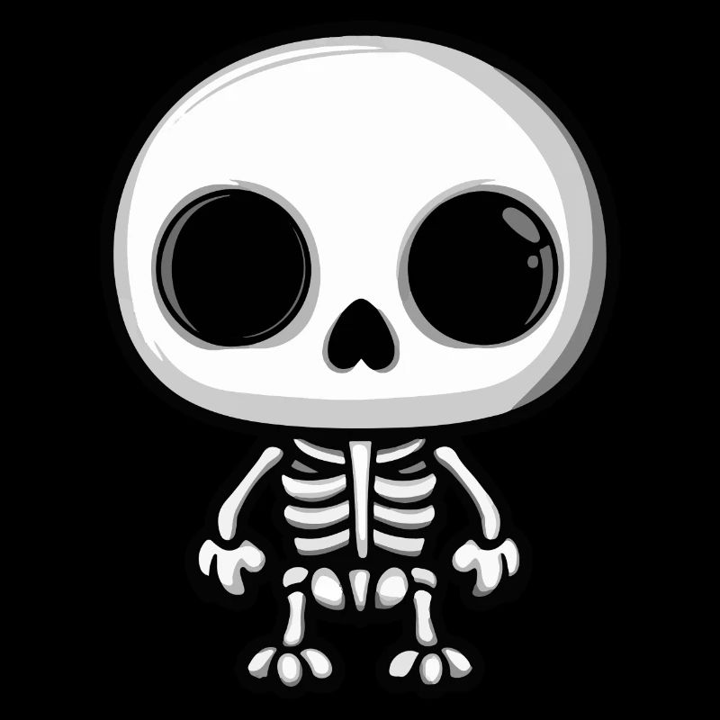 Squelette Halloween Bande Dessinée