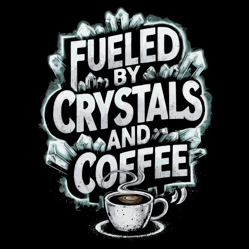 Kraft durch Kristalle und Koffein