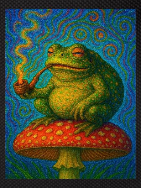 Smoking Toad