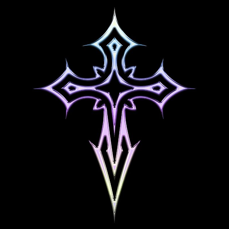 Croix gothique Y2K Emo Cross Esthétique gothique