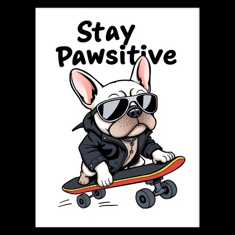 Cooler Bulldoggen Style – Stay Pawsitive Design