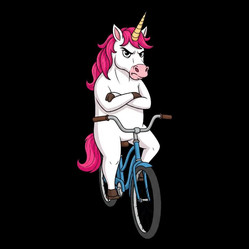 Grim Licorne sur roue - Pour les cyclistes