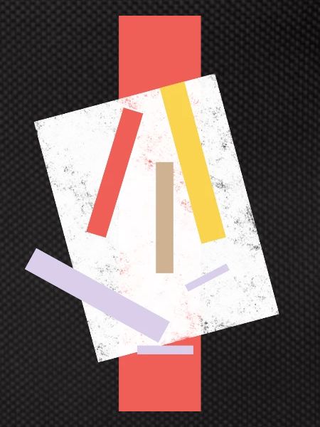 Abstrakte Farbklecks Kunstdesign