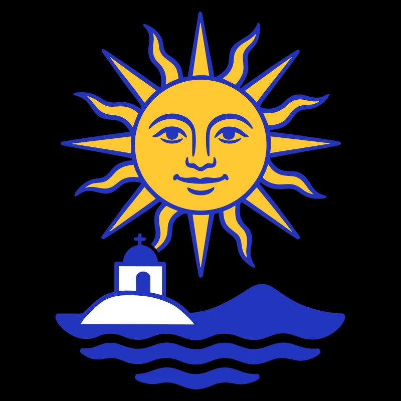 Grèce Soleil : Soleil, Eau, Chapelle