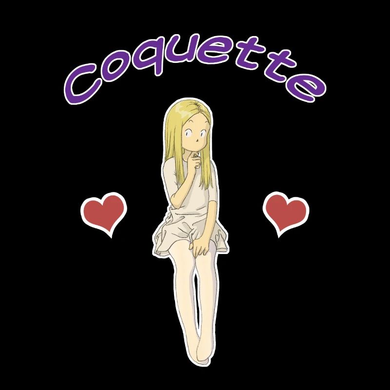 Fillette coquette
