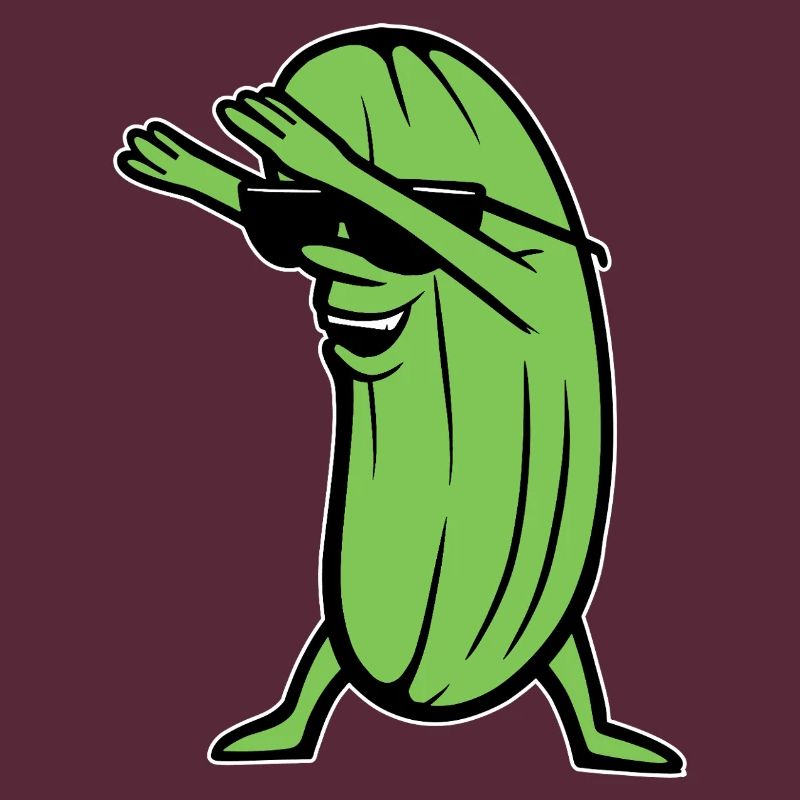Dabbing Concombre Dabbing Dab Danse Hip-Hop Danse Pose