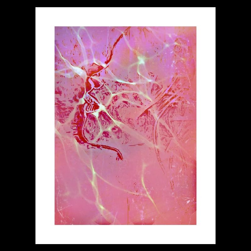 Abstract Pink Reflections