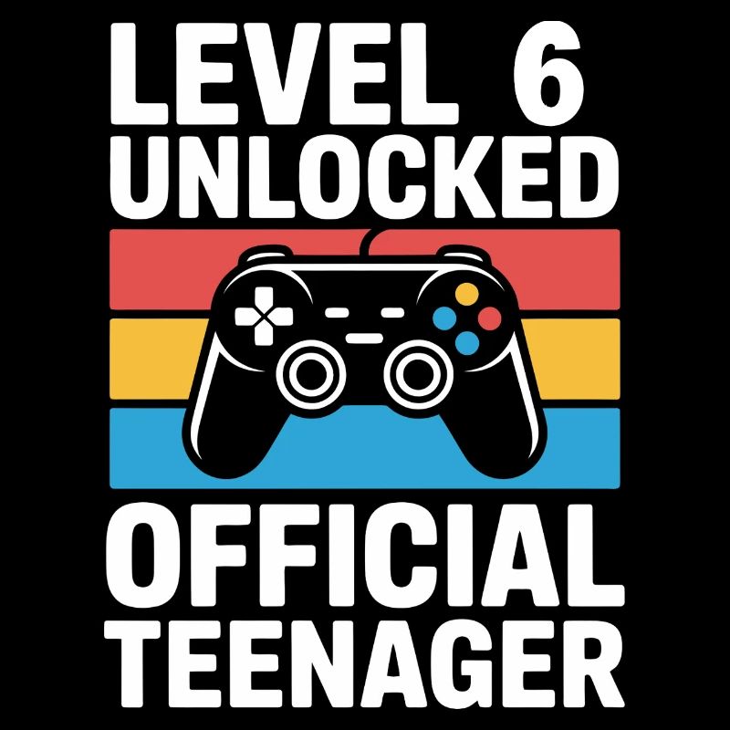 Stufe 6 Freigeschalteter Geburtstags-Gamer-Geburtstag