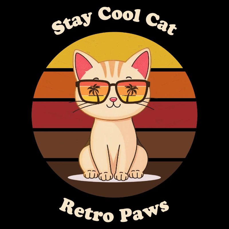 Rétro Cool Cat