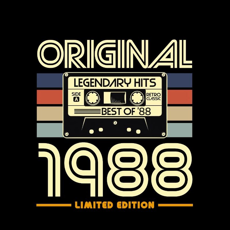 Cassette Retro 1988 Édition Limitée