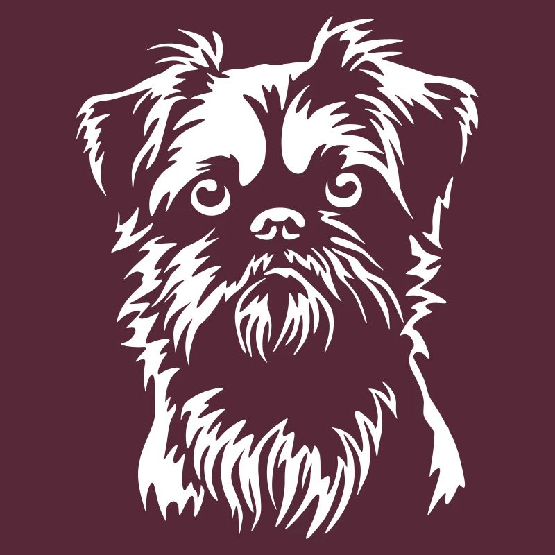 Brussels Griffon Head "Black Edition"