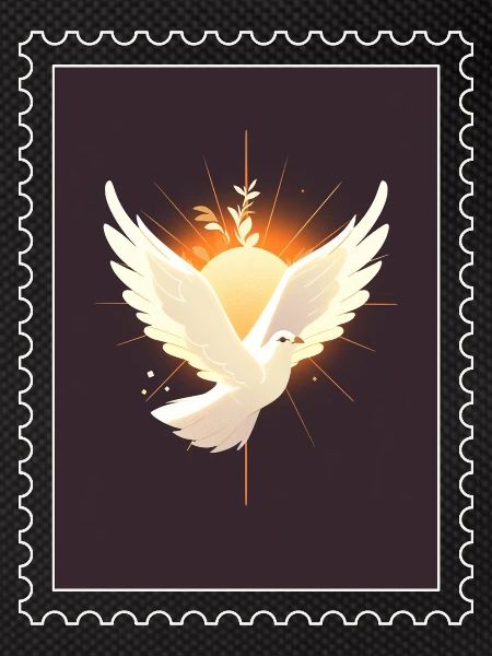 "Dove of Peace" stamp