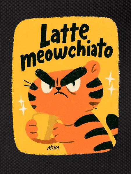 Latte meowchiato