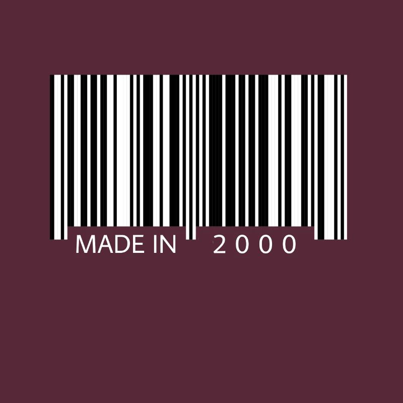 Made in 2000 Barcode Geschenk