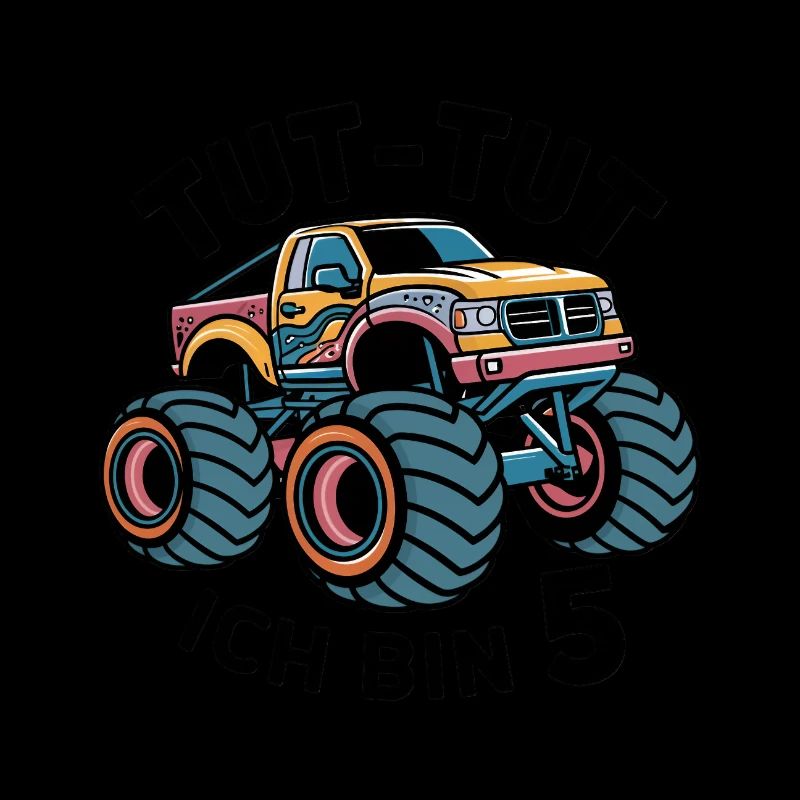 Monster Truck - Ich bin 5 - Einzigartiges Geschenk