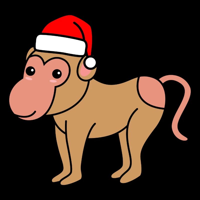 Monkey monkey Christmas Xmas