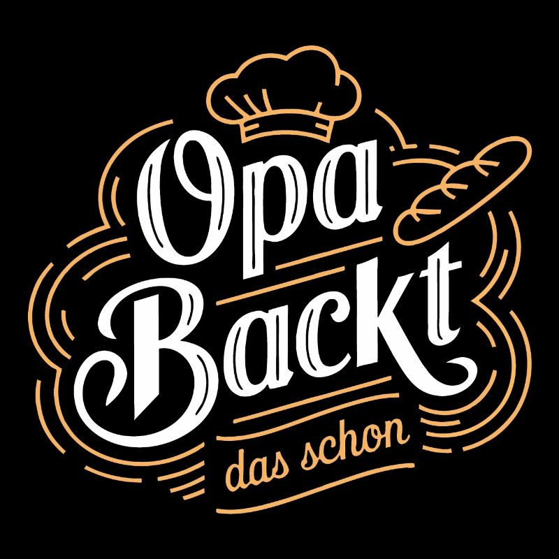 Opa backt das schon - unser backender Opa