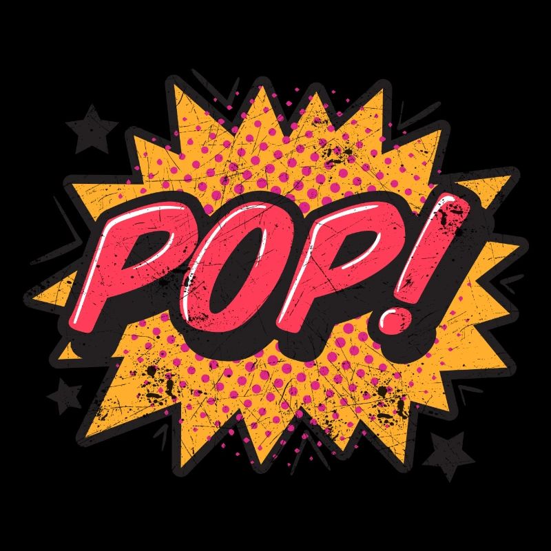 POP 80S COMIC STYLE GRAFFITI COMICS MOTIF CADEAU