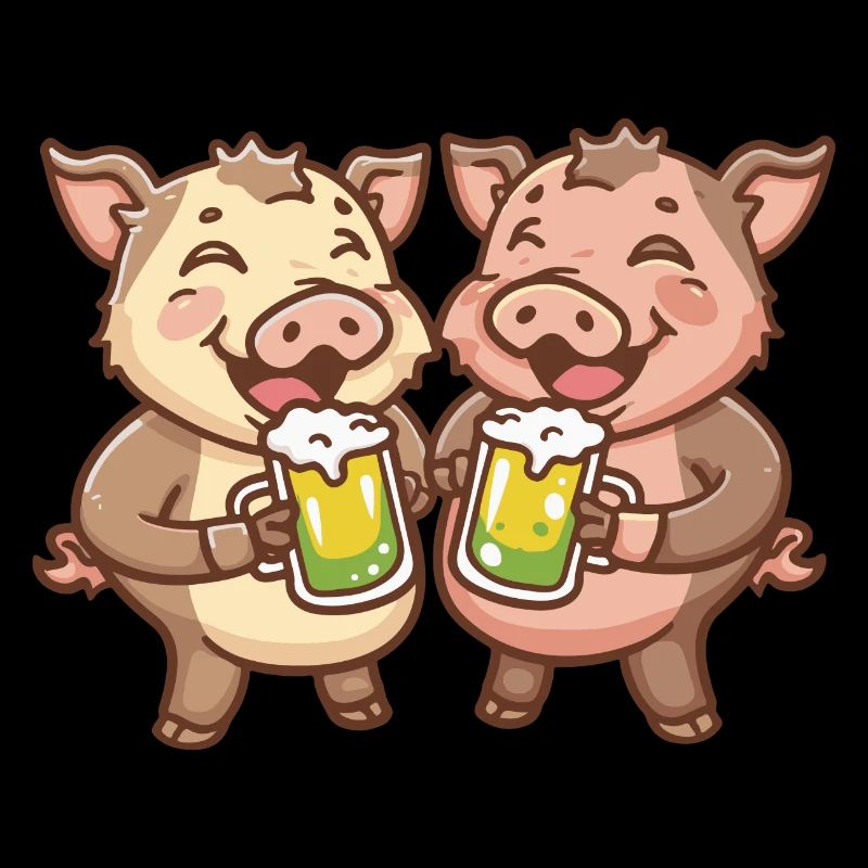 Pig Beer Wild Boar