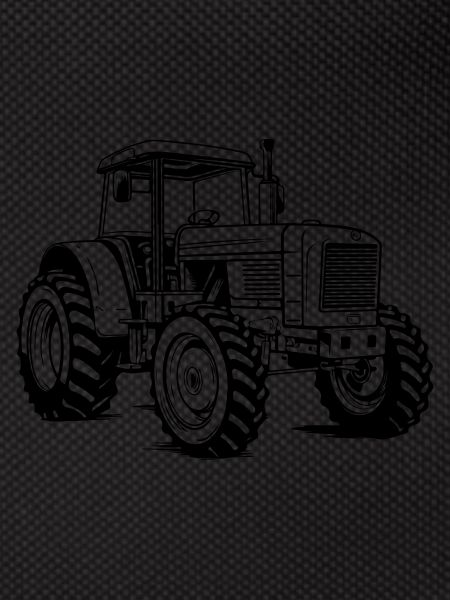 Tractor Symbol Silhouette