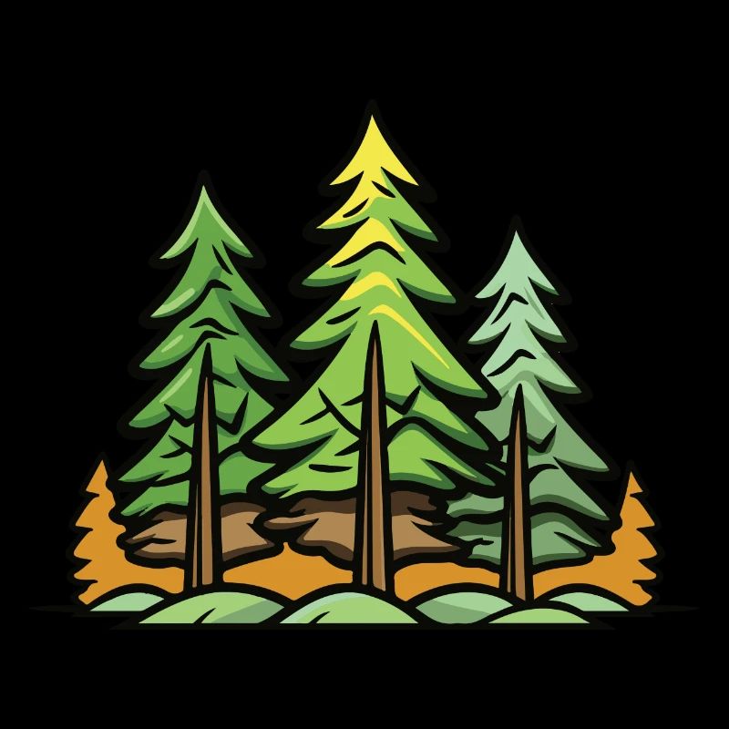 Forêt, Arbres, Nature