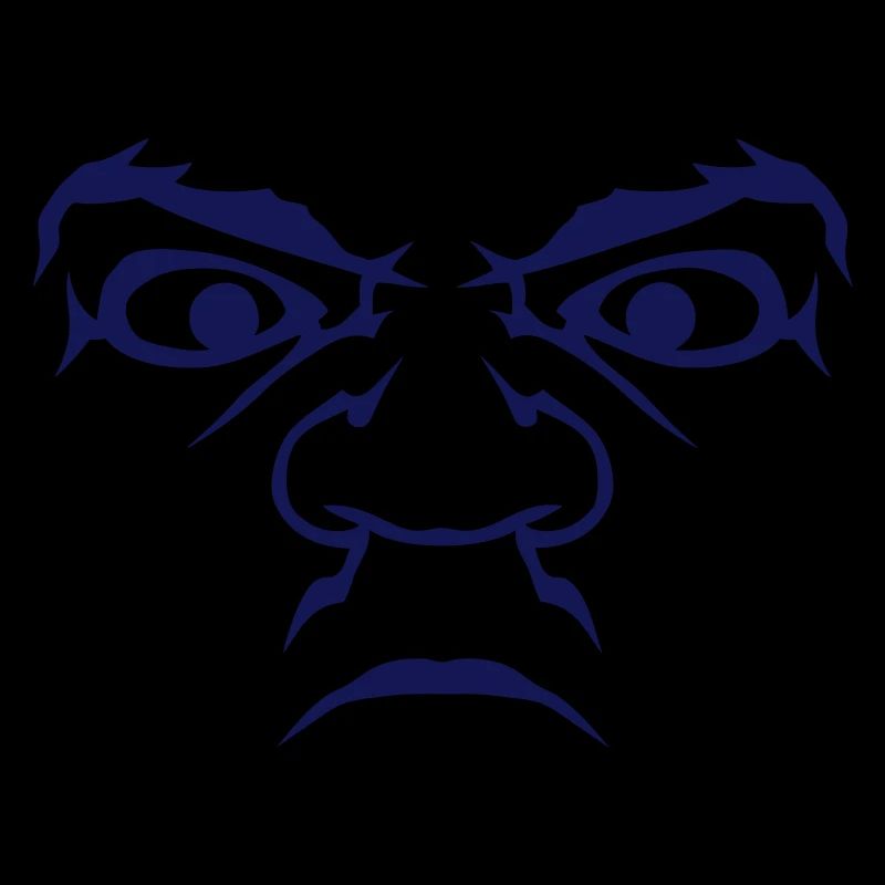 Head grumpy nasty anger grumpy humor