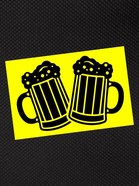 Drinking beer symbol