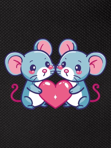 Mouse Comic Couple Love