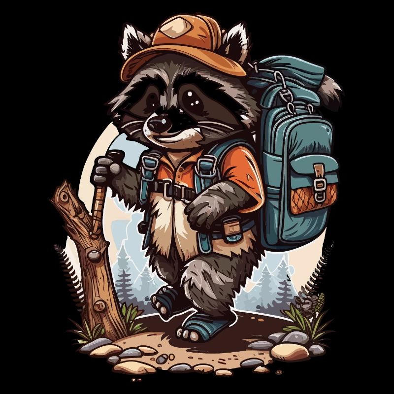 Die Waschbären Wanderabenteuer