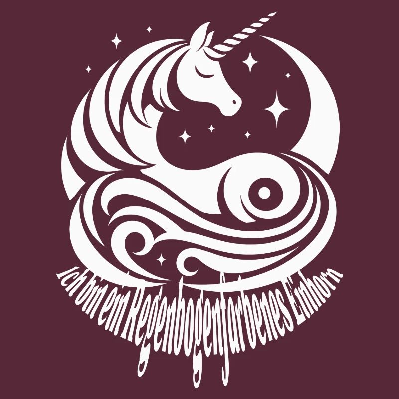 Regenbogenfarbenes Einhorn