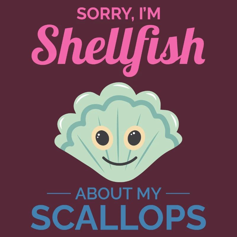 Scallop Seashells Collector Beachcomber Shellfish