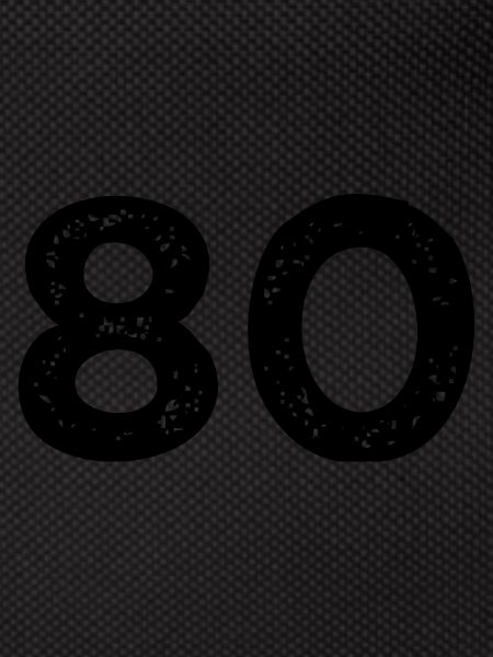 80 Zahl Trikot