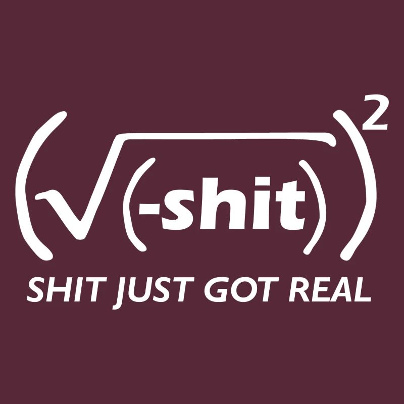 Math joke (shit got real)