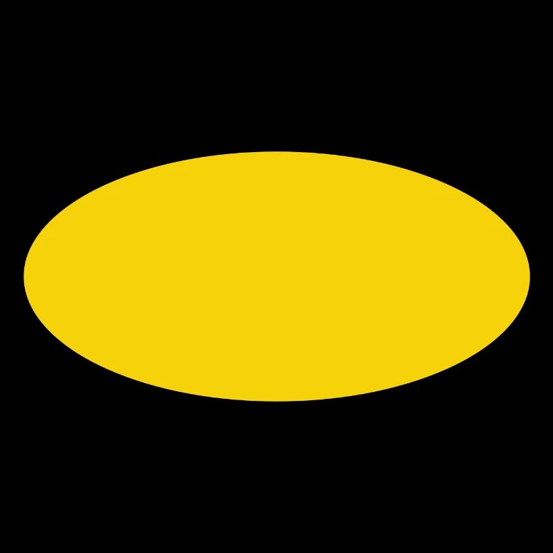 Hintergrund Oval Gelb