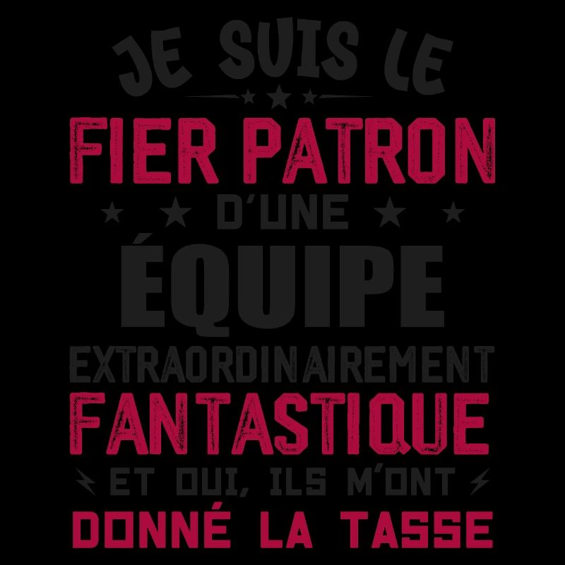 Ich bin stolzer Chef eines Teams