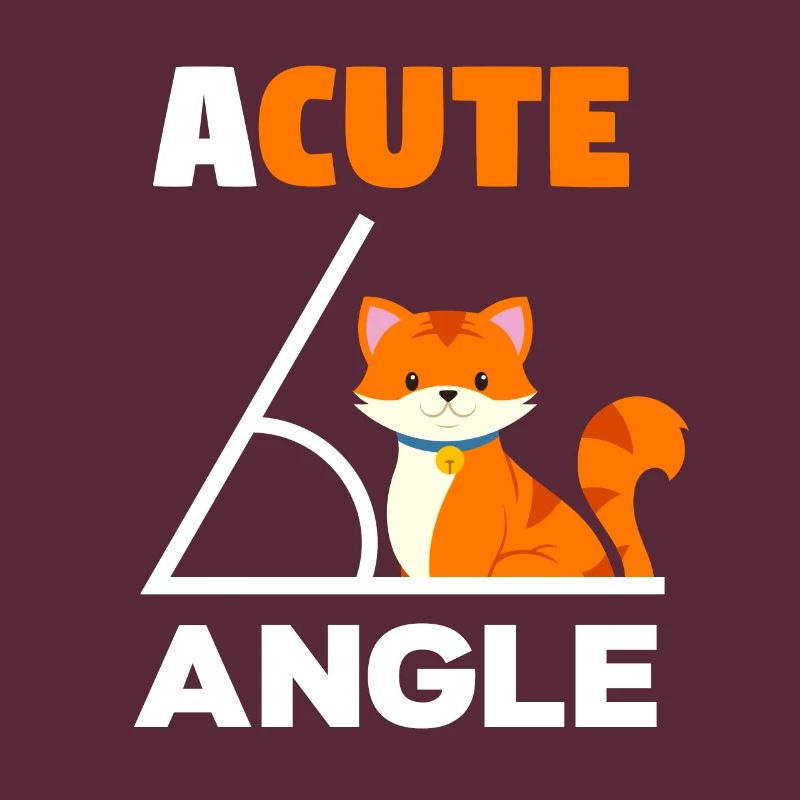 Cute angle cat math Math math teacher