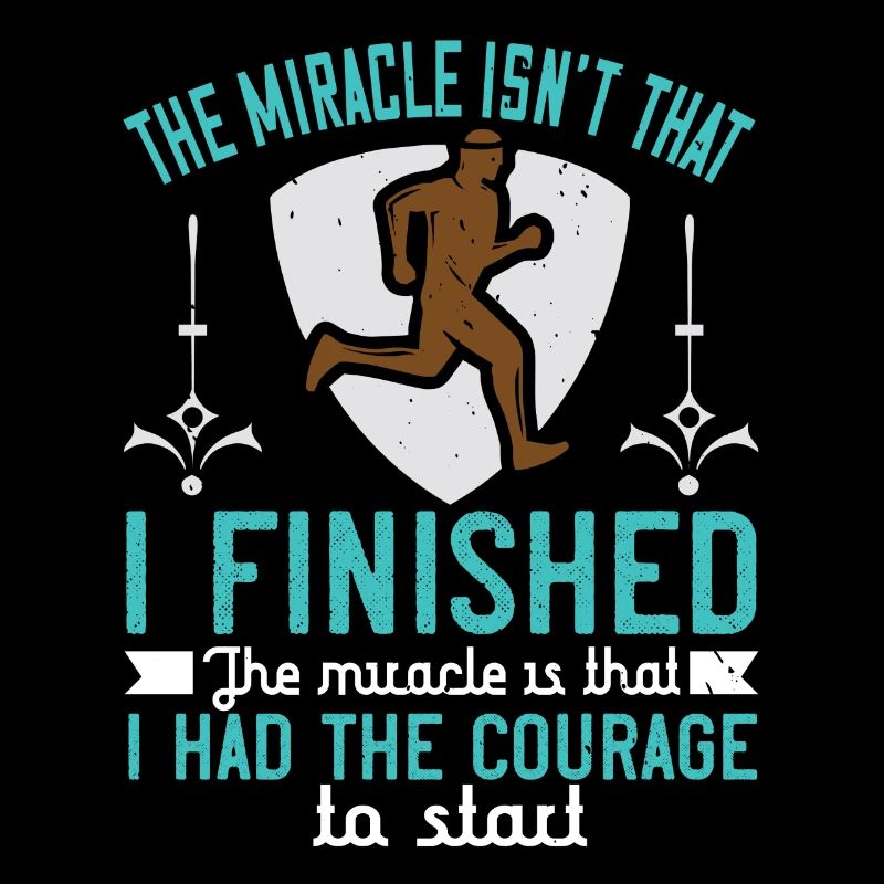 Le miracle ce n'est pas de finir - Humour courir