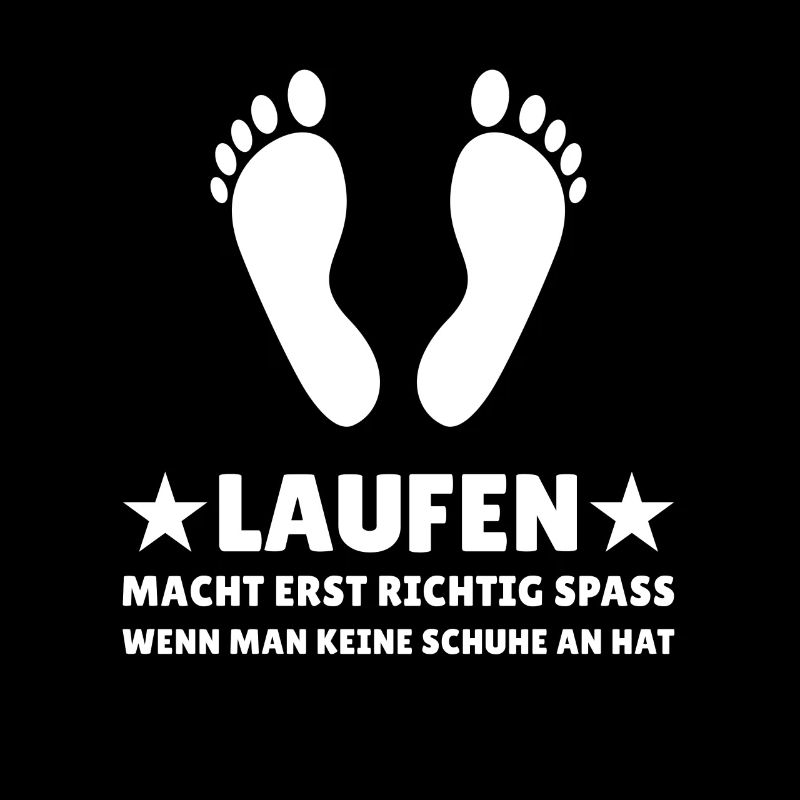 Barfußläufer Läufer Barfuß Joggen Barfuss Geschenk
