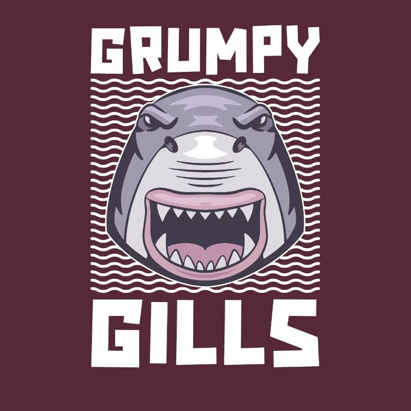 Grumpy Gills For Shark Lovers And Marine Biologists