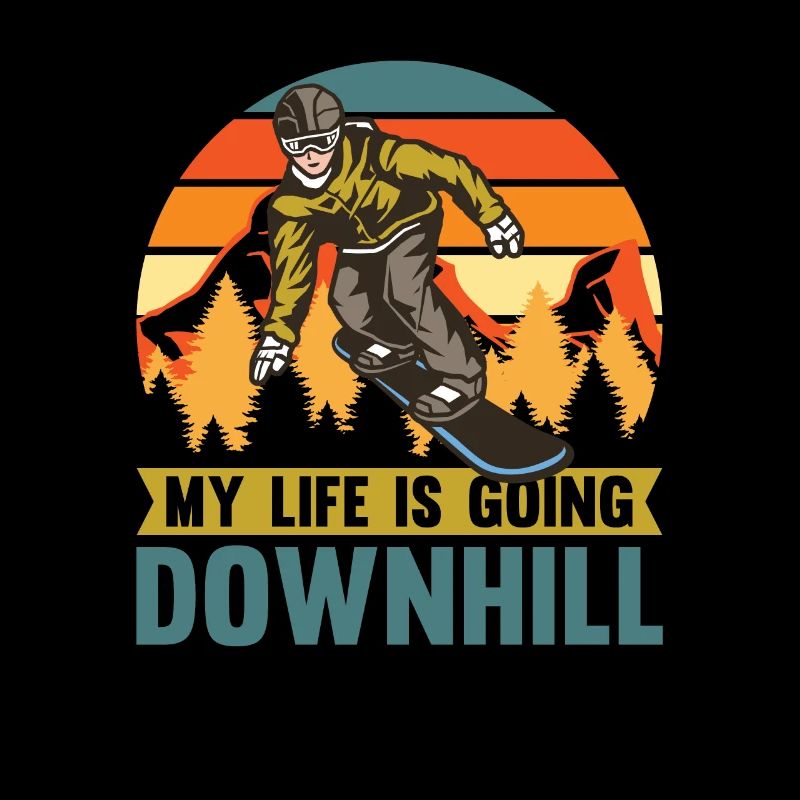 My life goes downhill for snowboarders