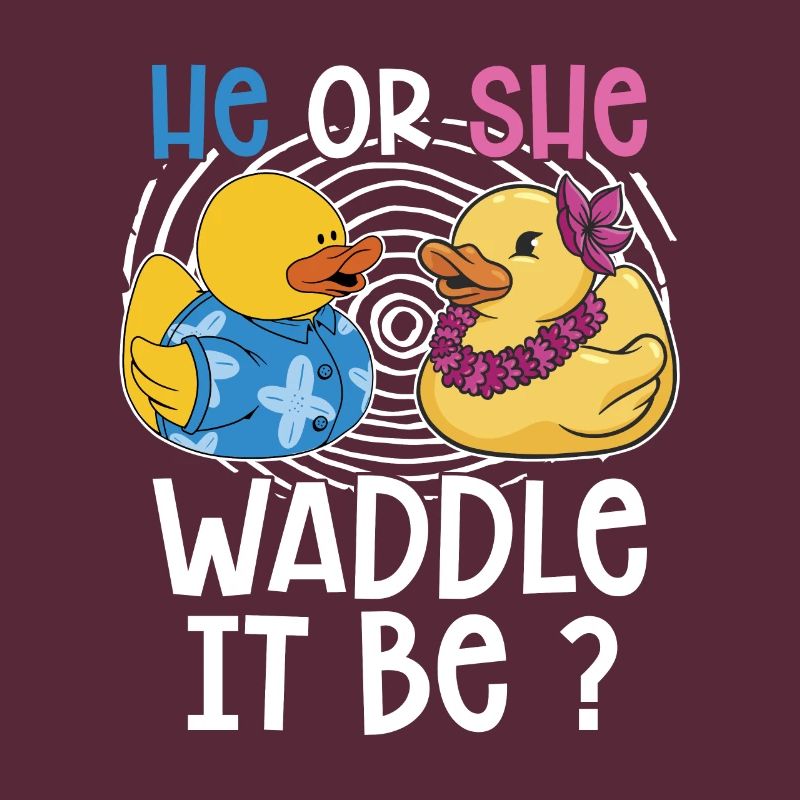 Er Oder Sie Watschelt Es Sein?