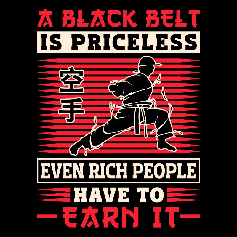 Karate Belt Gi Uniform A Black