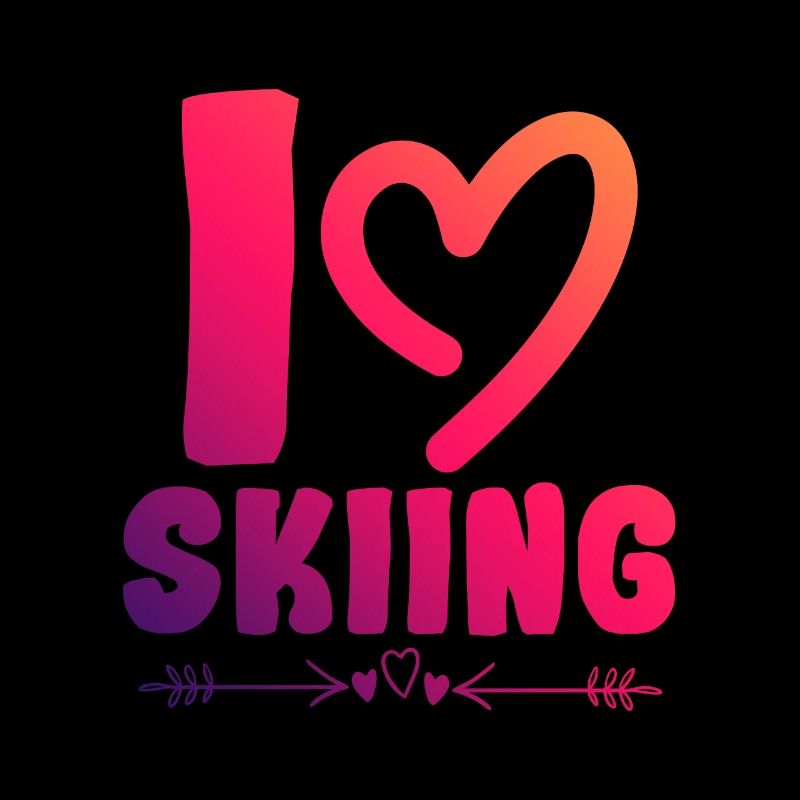 Ich liebe Skiing