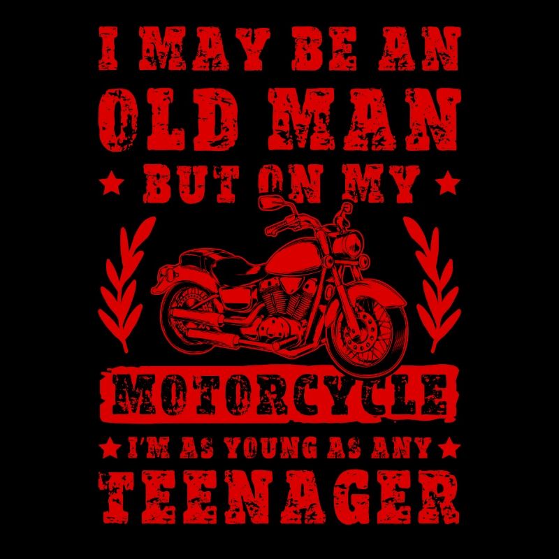 Motorrad alter mann