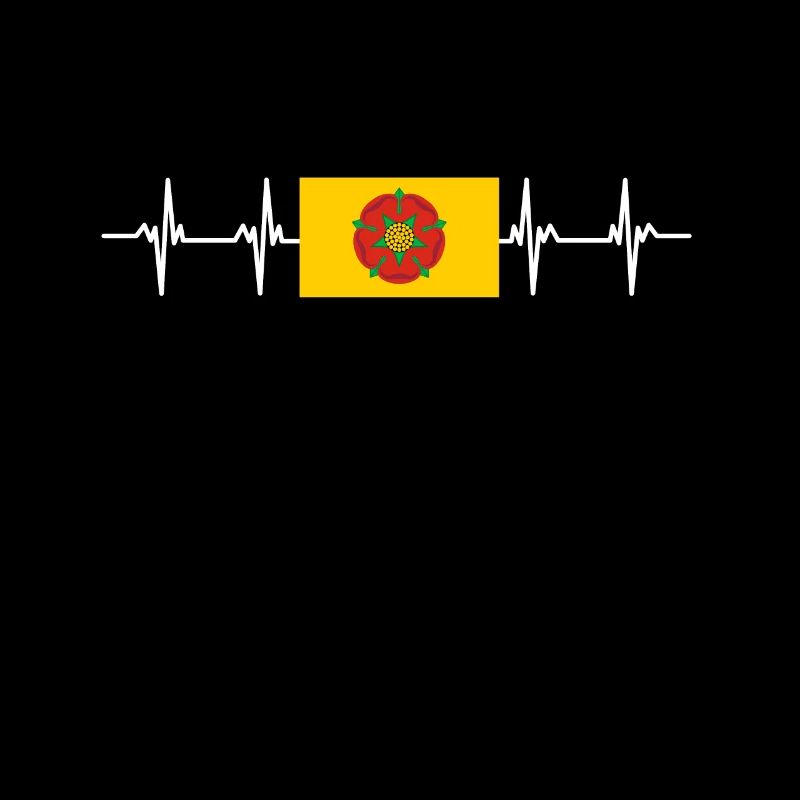 Drapeau du Lancashire du Royaume-Uni