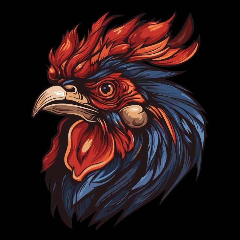 Portrait de coq