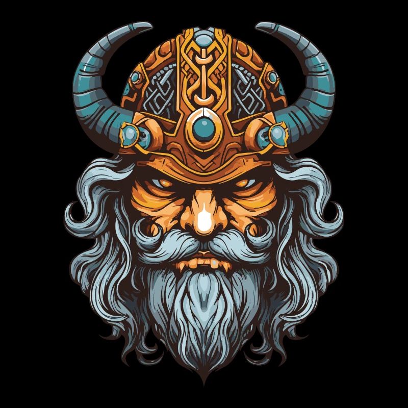 Wikinger Krieger Valhalla Odin