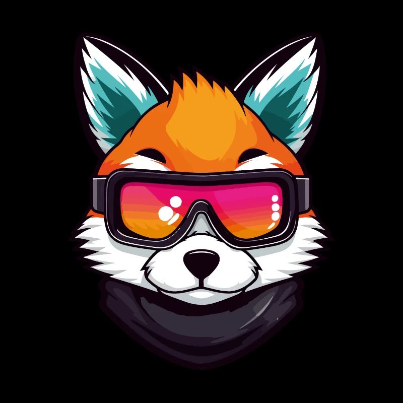 Fuchs Ski Brille Comic